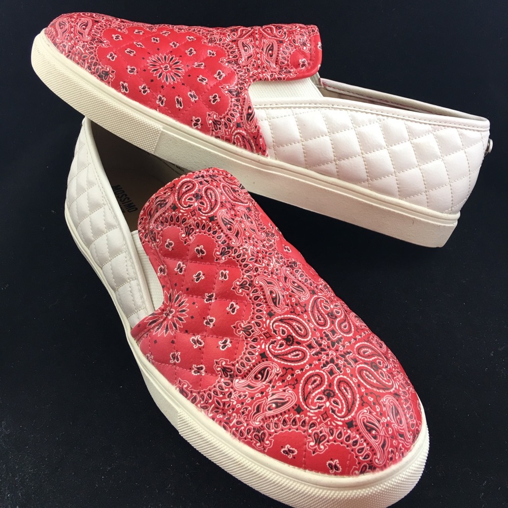 One-of-a-kind HYDROGRAPHIC quilted leather loafers